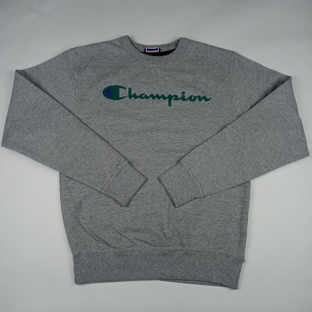 CHAMPION Crew Neck Sweatshirt Sweater Women's Size Small Pullover Gray